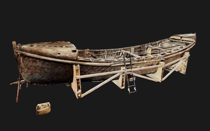 Photogrammetry mesh, JHM III lifeboat